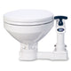 Jabsco Manual Marine Toilet - Regular Bowl with Soft Close Lid