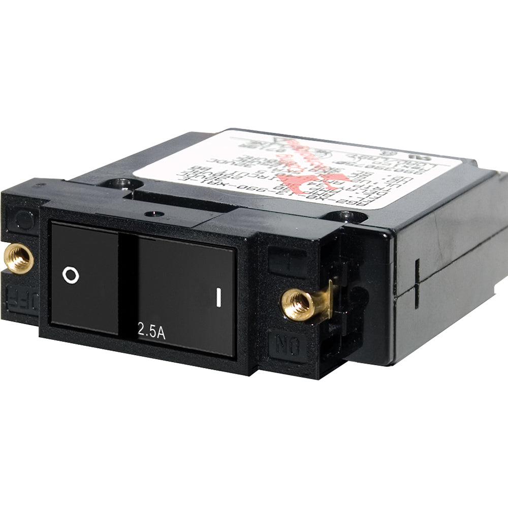 Blue Sea Systems 7399 A-Series Flat Rocker Circuit Breaker - Single Pole - 2.5A