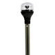 Attwood LightArmor All-Around Light - 12" Aluminum Pole - Black Vertical Composite Base with Adapter