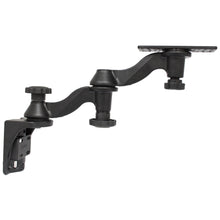 RAM Mount Vertical Double 6" Swing Arms with 6.25" X 2" Rectangle Base & Vertical Mounting Base