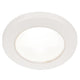 Hella Marine EuroLED 75 3" Round Screw Mount Down Light - White LED - White Plastic Rim - 12V