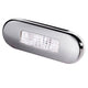 Hella Marine Surface Mount Oblong LED Courtesy Lamp - White LED - Stainless Steel Bezel