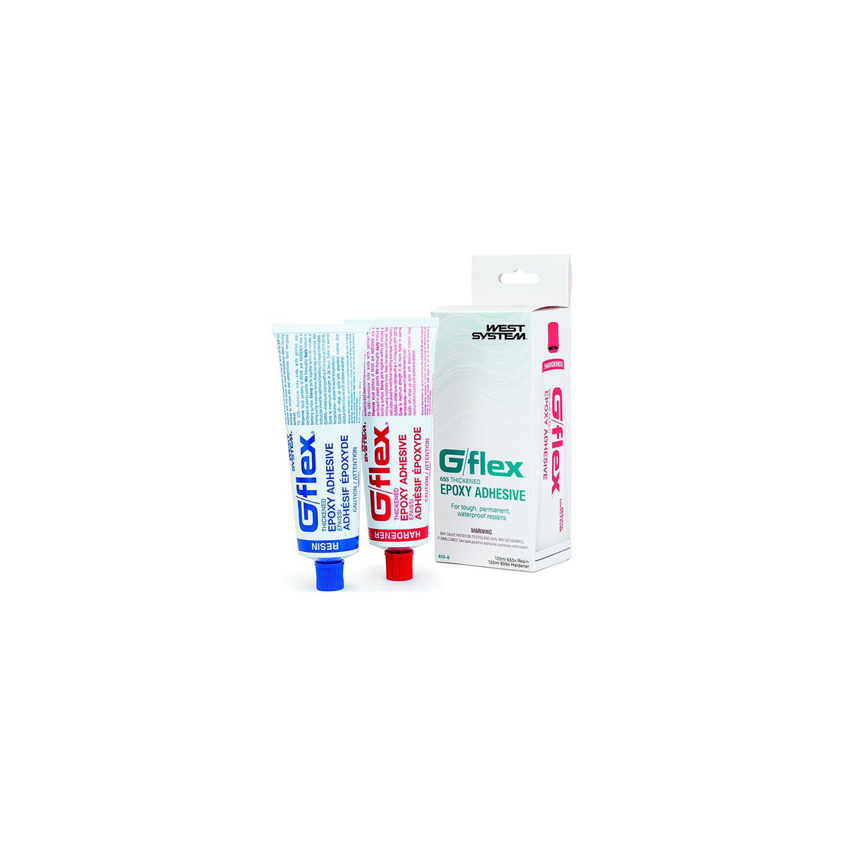 West System G/Flex Thickened Epoxy, 8 oz. 2/Kit
