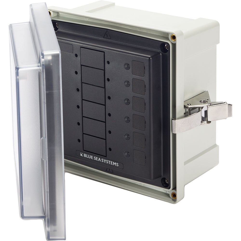 Blue Sea Systems 3113 - SMS Panel Enclosure with 6 Blank Circuits