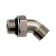 Uflex 45° Adjustable Fitting for Back of UP Series Helms ORB 6 to 3/8" COMP