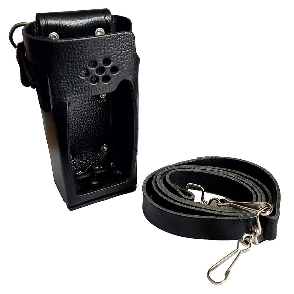 Standard Horizon Leather Case with Belt Loop & Shoulder Strap
