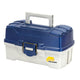 Plano 2-Tray Tackle Box with Duel Top Access - Blue Metallic/Off White