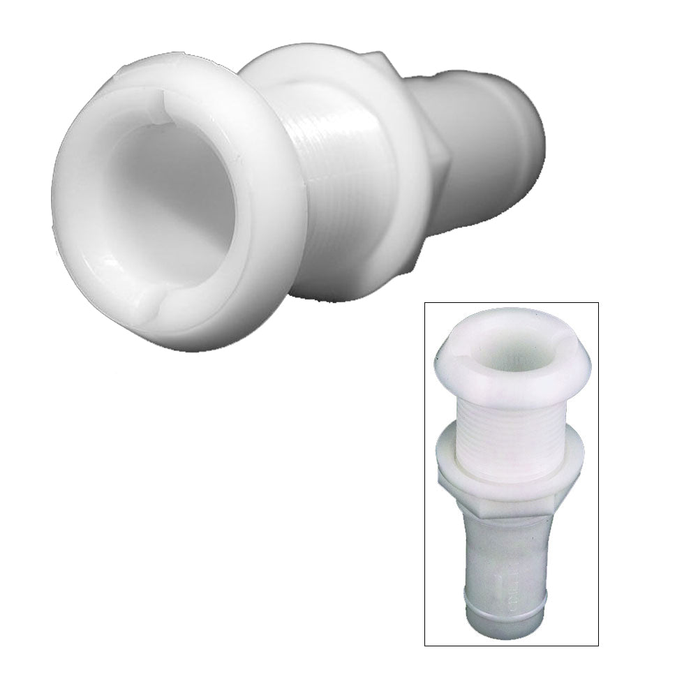 Perko 3/4" Thru-Hull Fitting for Hose - Plastic Narrow Flange