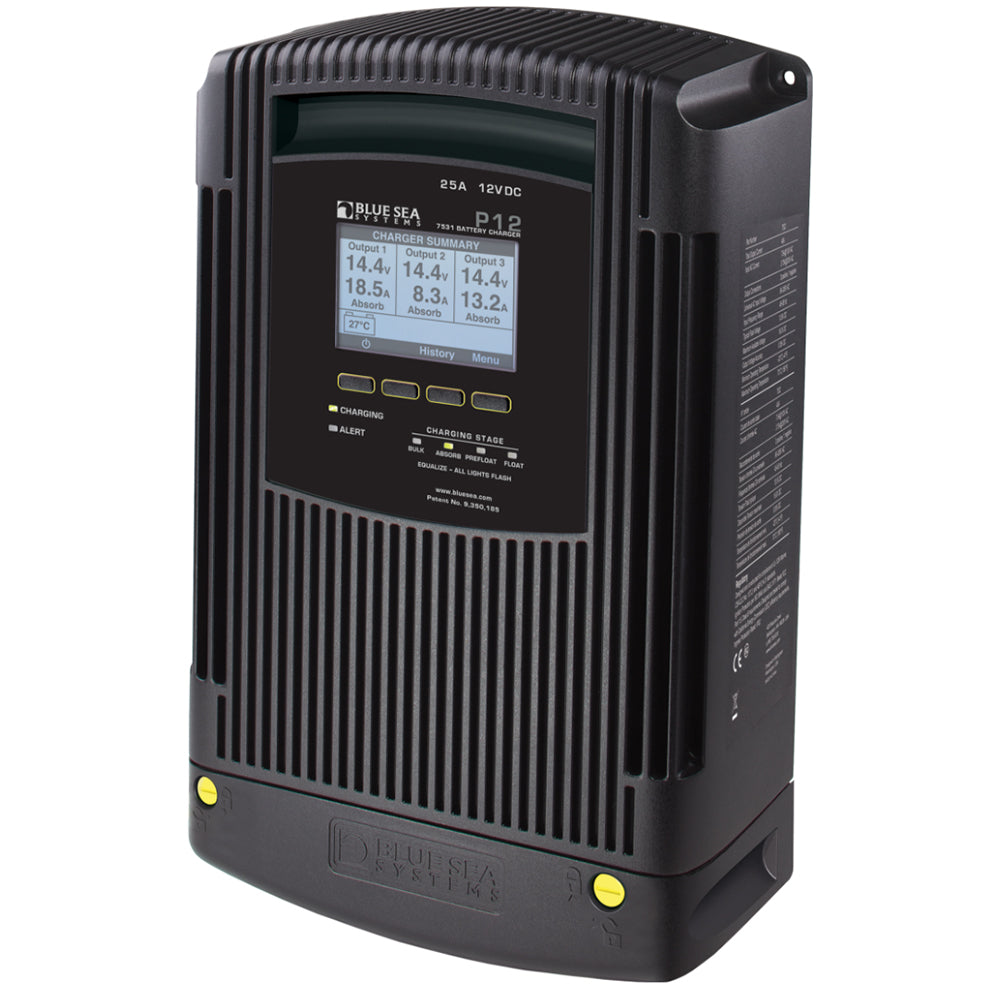 Blue Sea Systems 7531 P12 Battery Charger - 12V DC 25A