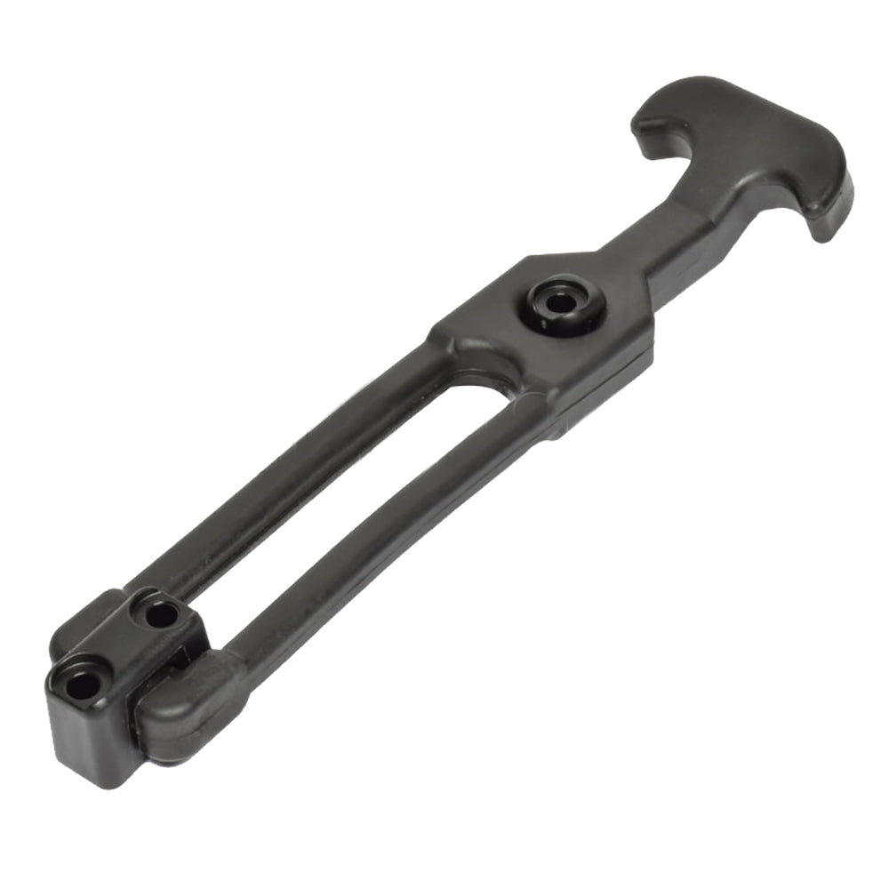 Southco T-Handle Latch with Keeper - Pull Draw Front Mount Black Flexible Rubber
