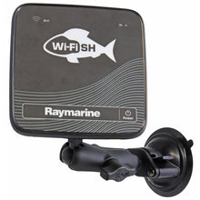 RAM Mount Suction Cup Mount with 1" Ball, including M6 X 30 SS HEX Head Bolt, for Raymarine Dragonfly-4/5 & WiFish Devices