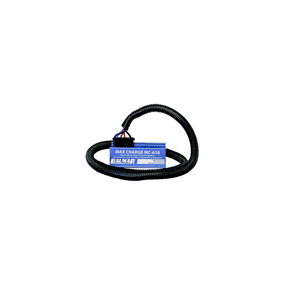 Balmar Max Charge MC618 Voltage Regulator with Harness, 12V