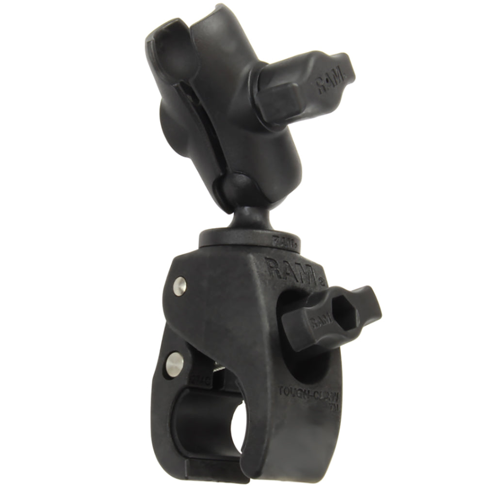 RAM Mount Tough-Claw Small Clamp Mount with Double Socket Arm - 1" Ball