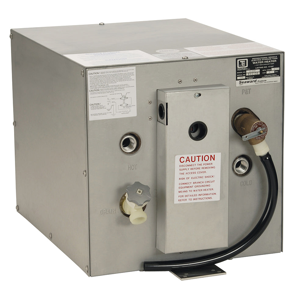 Whale Seaward 6 Gallon Hot Water Heater with Rear Heat Exchanger - Galvanized Steel - 240V - 1500W