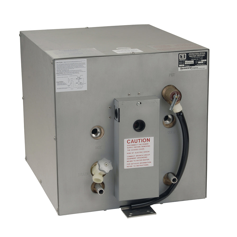 Whale Seaward 11 Gallon Hot Water Heater with Front Heat Exchanger - Galvanized Steel - 240V - 1500W