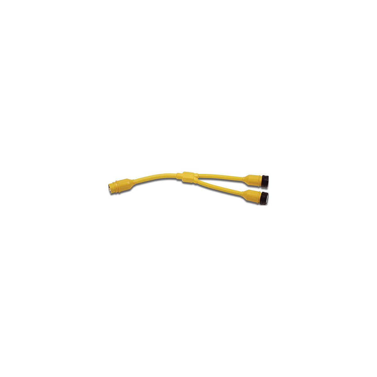 Marinco Standard "Y" Adapter Dock Side Male 50A 125V Locking to Boat Side Female 2-50A/125V Locking With Sealing Collar System