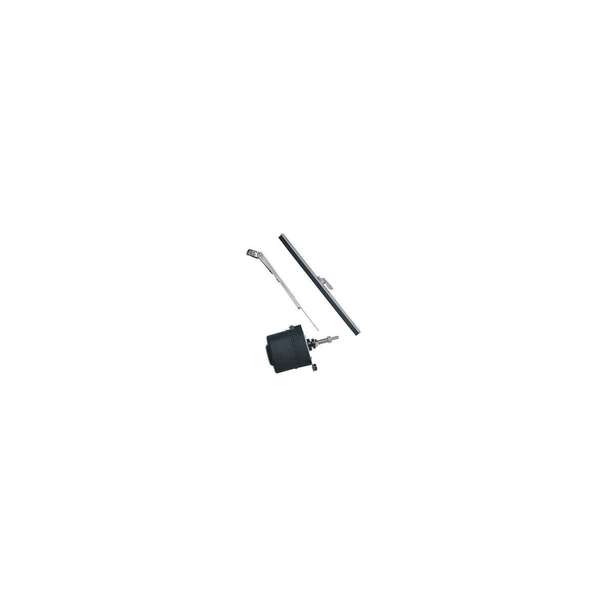 Attwood Marine Marinco STD Wiper Kit 12V (Includes Motor, 11.5" S/S Curved Blade and Adj. S/S Arm) 32002
