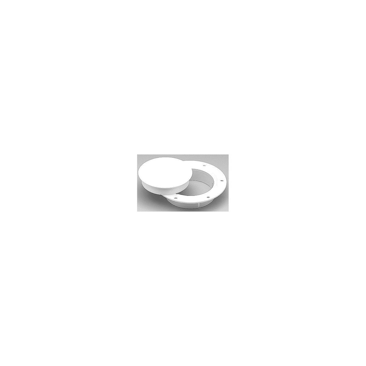Attwood Marine Marinco Snap-In Deck Plate, White N10864DW
