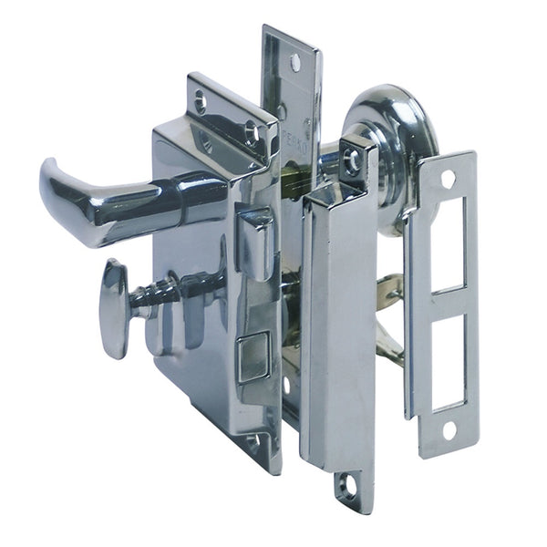Perko - Rim Latch Set W/ Bolt-Box Strike 0918DP0CHR