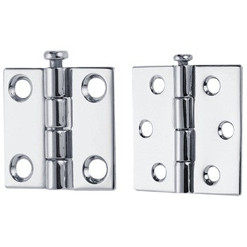 Perko Chrome Loose Pin Butt Hinges - 1293DP2CHR