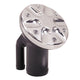 Perko 0590 Vented Fill for 1-1/2" Hose - Angled Neck - Chrome
