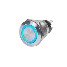 Blue Sea Push Button LED Ring Switch