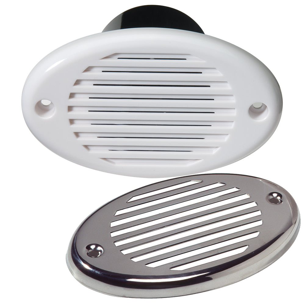 Innovative Lighting Marine Hidden Horn - White with Stainless Steel Overlay