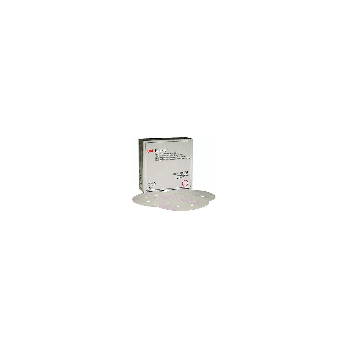3M 6" P1200 Hookit Dust Free Finishing Film Disc