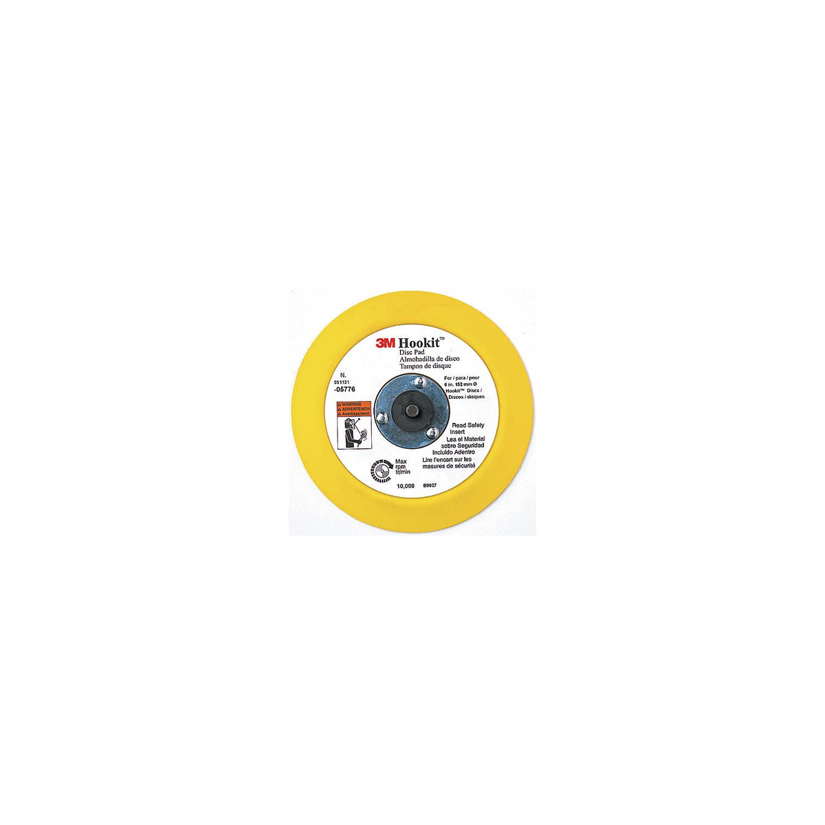3M 6" Hookit™ Disc Pad