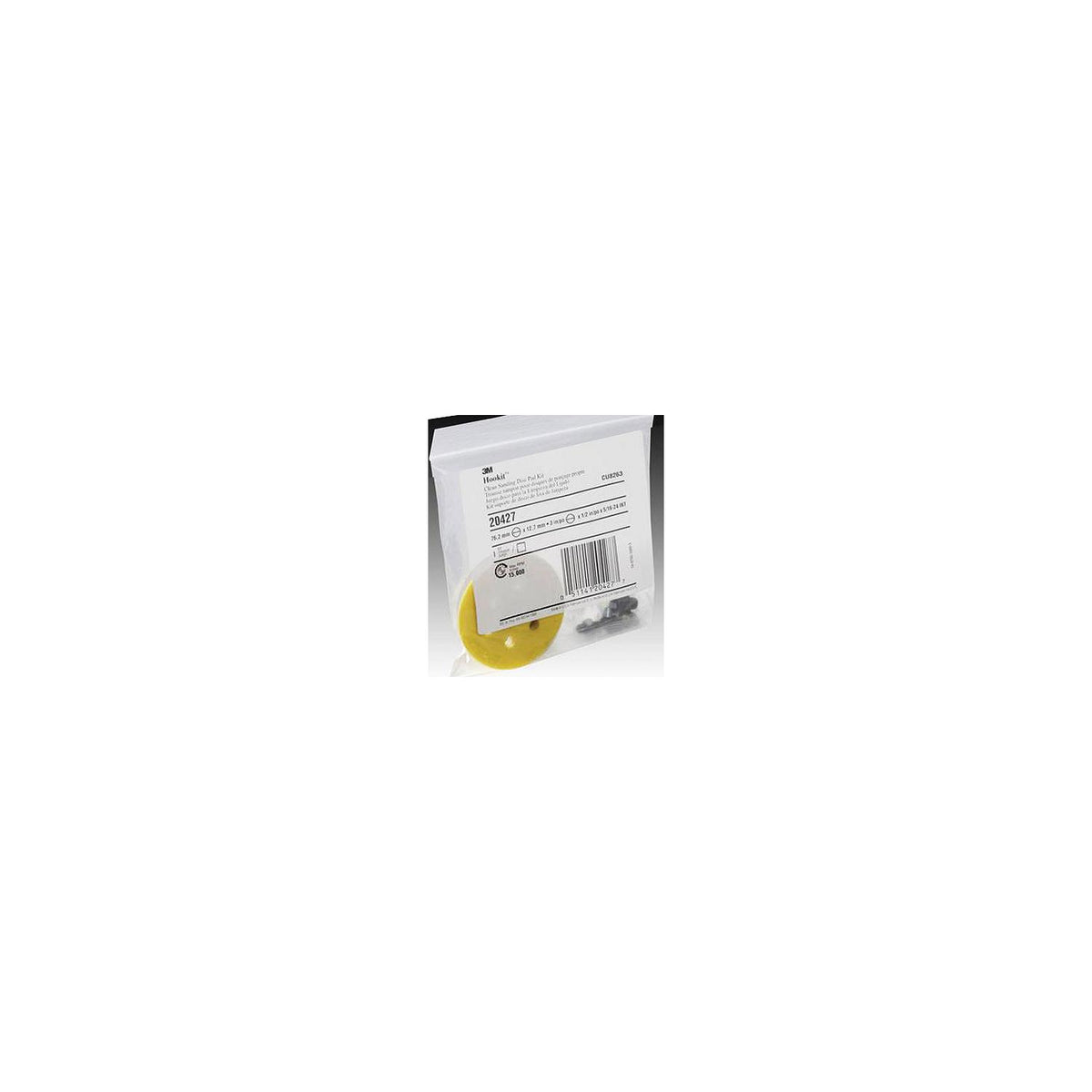 3M Clean Sanding 3" Hookit™ Disc Pad Kit
