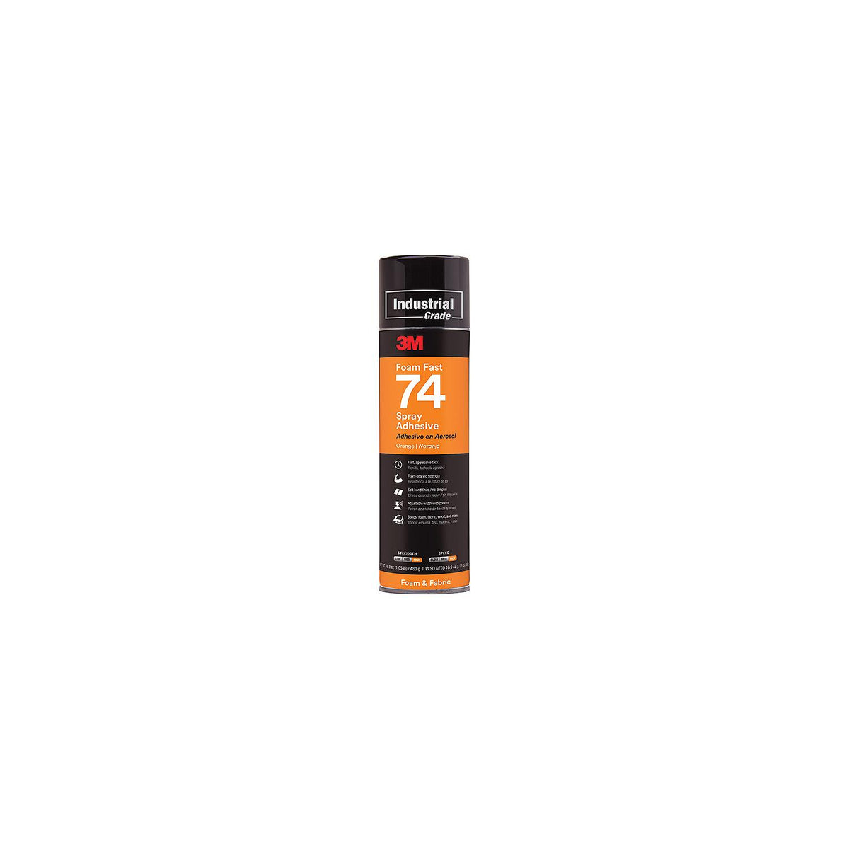 3M Super 74 Orange Foam Fast Adhesive
