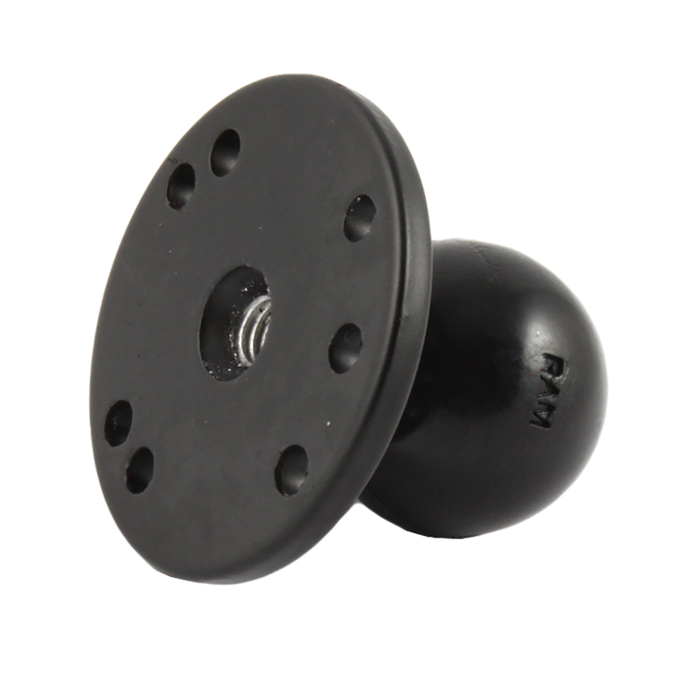 RAM Mount 2.5" Round Base with 3/8"-16 Female Threaded Hol & 1.5" Ball
