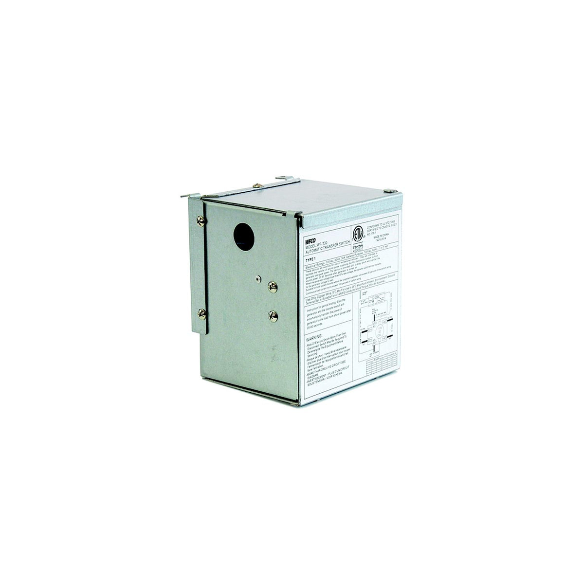 WFCO 30 Amp Transfer Switch