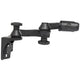 RAM Mount Vertical Mounting Base with Double 6" Swing Arm & Swivel Single Socket for 1.5" Balls