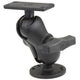 RAM Mount 1.5" Ball Mount with 2.5" Round Base, Short Arm & 1.5" x 3" Plate for Humminbird Helix 5 Only