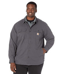 Carhartt - Rugged Flex Relaxed Fit Canvas Fleece-Lined Shirt Jacket