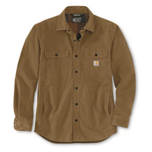 Carhartt - Rugged Flex Relaxed Fit Canvas Fleece-Lined Shirt Jacket