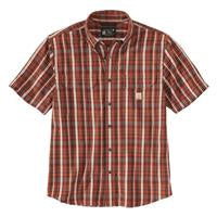 Carhartt - Men`s Loose Fit Midweight Short Sleeve Plaid Shirt