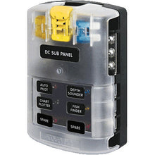 Blue Sea Atm Fuse Block with Negative Bus And Cover