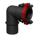 FATSAC Flow-Rite 1-1/8" Elbow Quick Connect Socket for Auto Ballast System