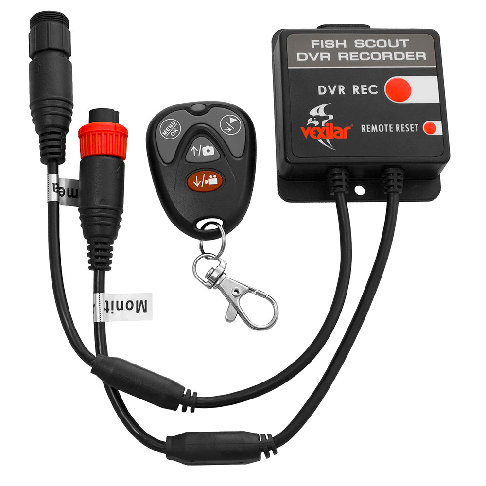 Vexilar Portable Digital Video Recorder with Remote for Fish Scout Camera Systems