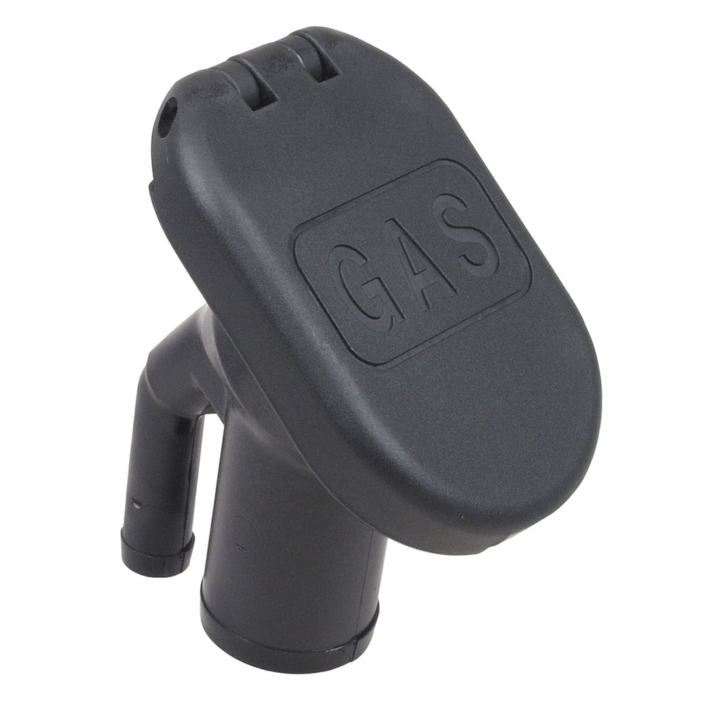 Perko Combination Vented Gas Fill/Tank for 1-1/2" Hose - 35° Angled Neck