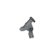 Scotty Bait Caster/Spinning Rod Holder with Side/Deck Mt., Gray, 12/case