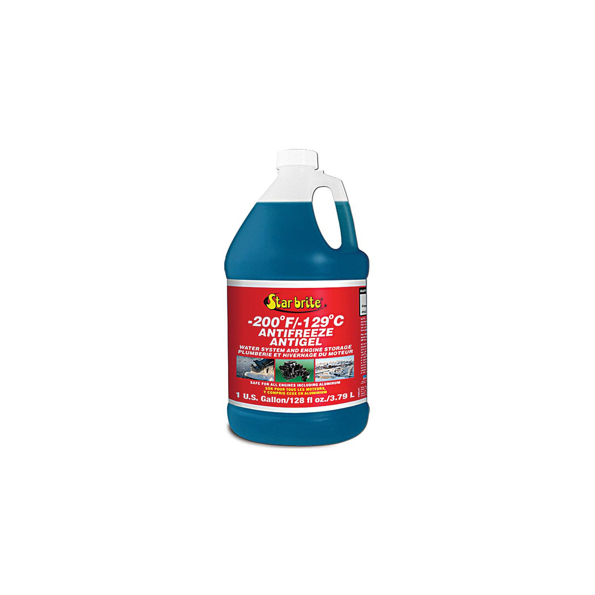 Star brite -200º Non-Toxic Premium Antifreeze, Gal., Blue, Pack of 6