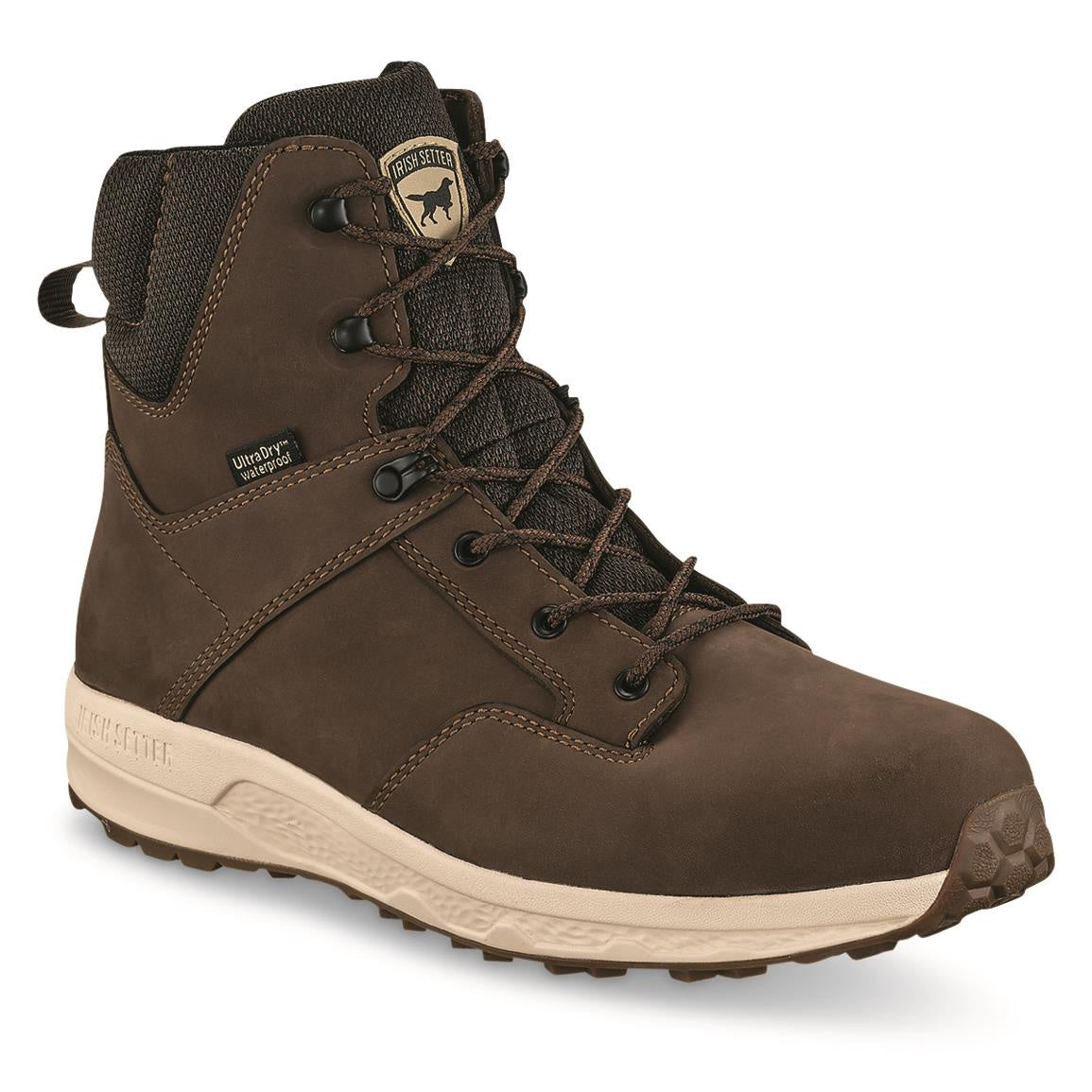 Irish Setter - Clearwater Mens 6-inch Waterproof Leather Soft Toe Boots