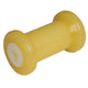 C.E. Smith Spool Roller 5" - 5/8" ID - Gold TPR with Bushing White Solid