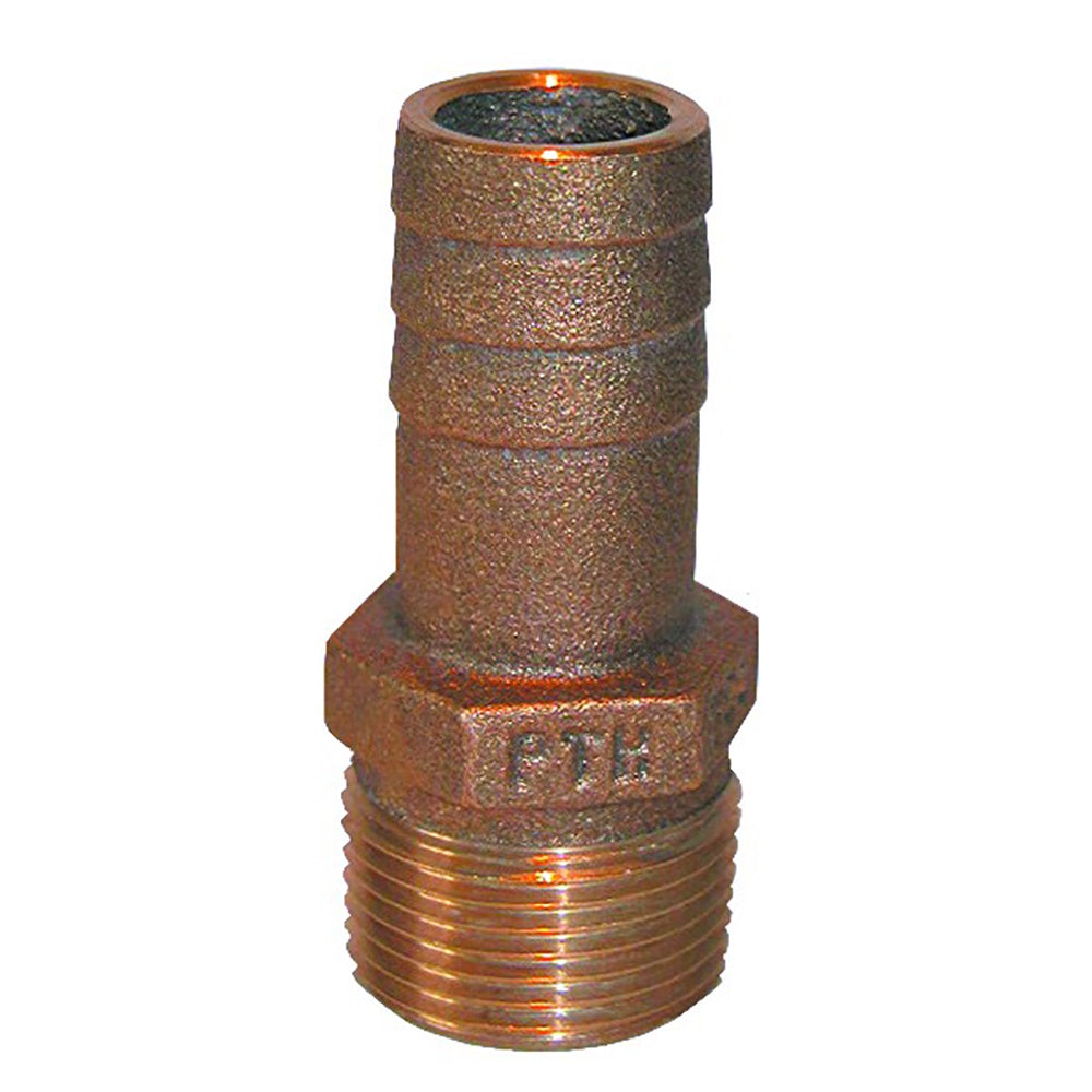 Groco Full Flow Bronze Hose Barb