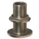 GROCO 3/4" NPS NPT Combo Stainless Steel Thru-Hull Fitting with Nut