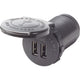 Blue Sea Systems 1046 48V Dual USB Charger Socket Mount