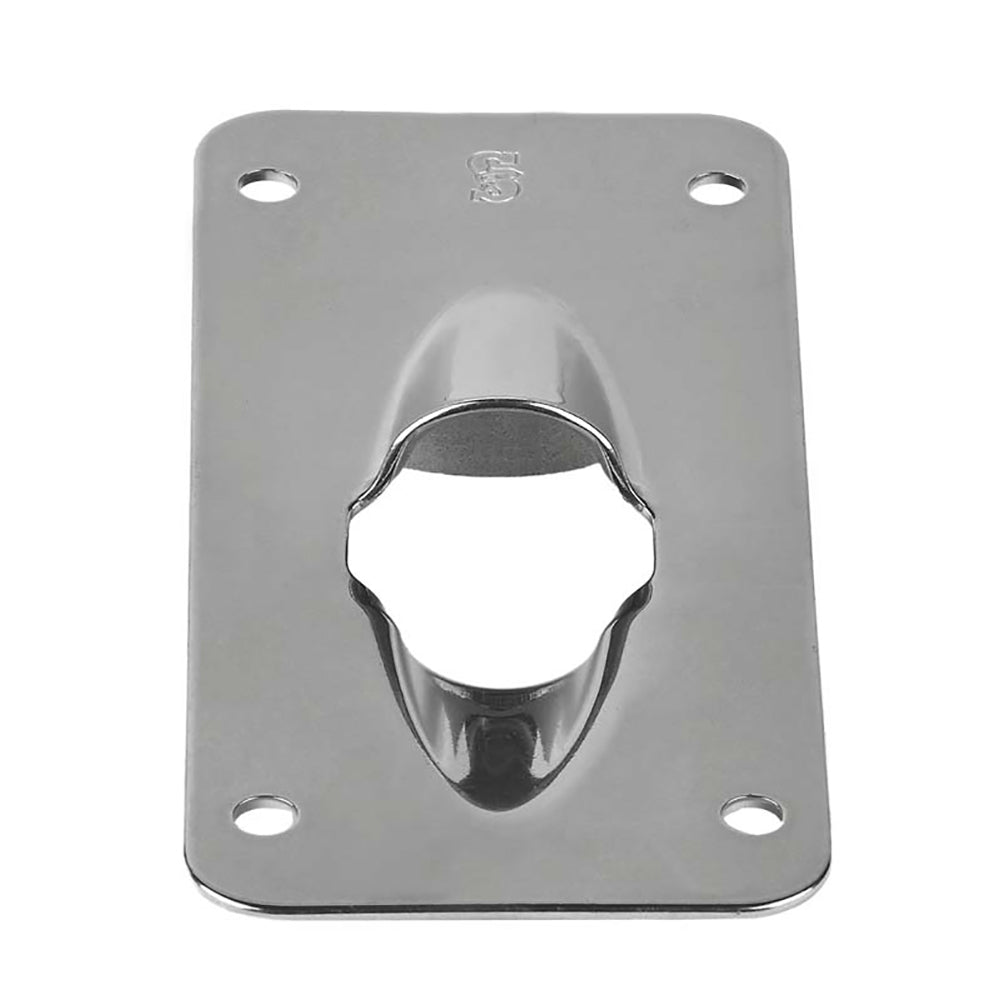 Schaefer Halyard Exit Plate for Up To 3/4" Line - Flat